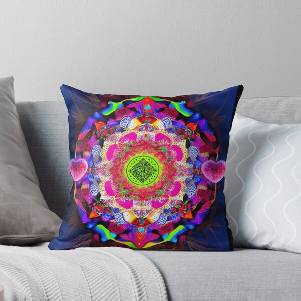 Item preview, Positive Vibrations Colorful Retro Musical & Movement Mandala Interactive QR code scannable Image  designed and sold by B-DIFF-e-RENT.