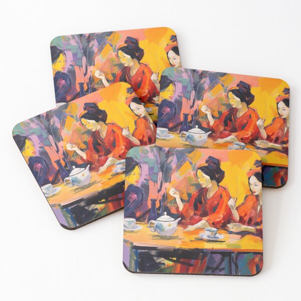 Item preview, Fauvism - Tea Ceremony designed and sold by KootenayDesigns.