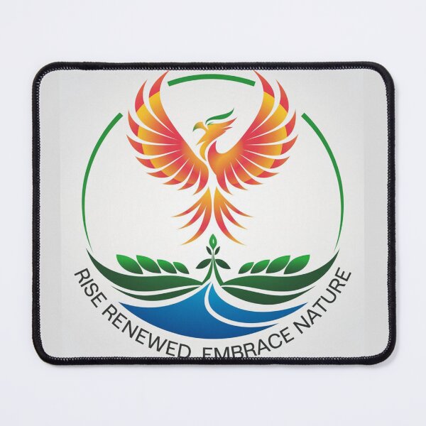 Item preview, "Rise Renewed, Embrace Nature - Motivational Phoenix Eco Design" designed and sold by Milina3.