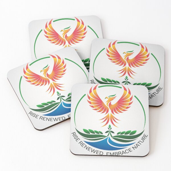 Item preview, "Rise Renewed, Embrace Nature - Motivational Phoenix Eco Design" designed and sold by Milina3.