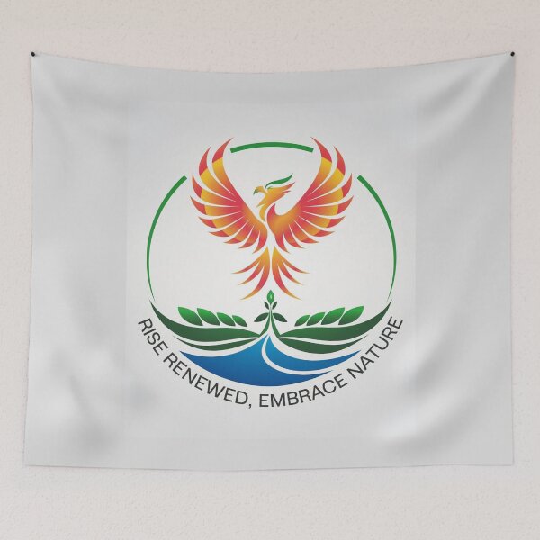 Item preview, "Rise Renewed, Embrace Nature - Motivational Phoenix Eco Design" designed and sold by Milina3.
