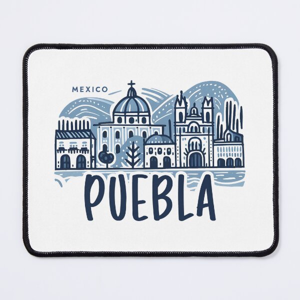 Item preview, Puebla Mexico Cityscape designed and sold by WanderlustCoCo.