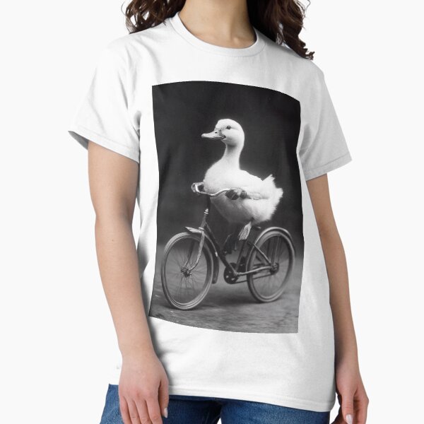 Item preview, Duck Riding a Bike, Funny Vintage Animal Photo designed and sold by CheekyAnimalz.