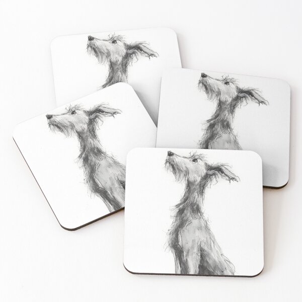 Item preview, Sketch of a deerhound designed and sold by aghnadarragh.