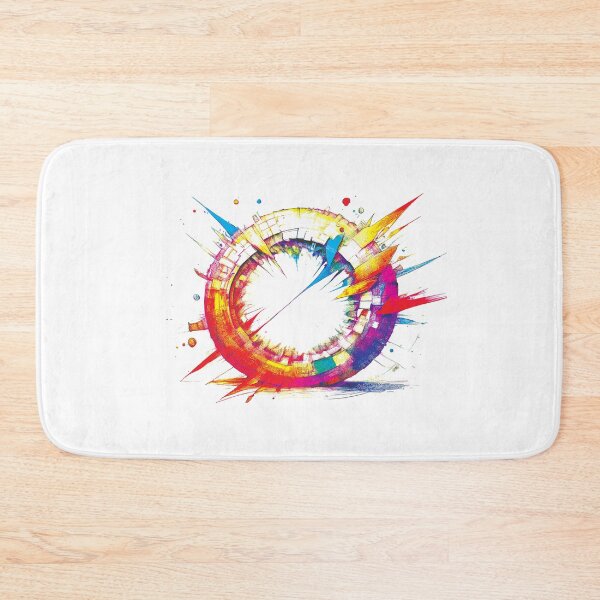 Item preview, colorful exploding circle sketch designed and sold by ken-kzr.