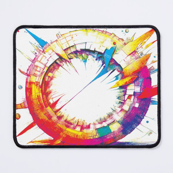 Item preview, colorful exploding circle sketch designed and sold by ken-kzr.