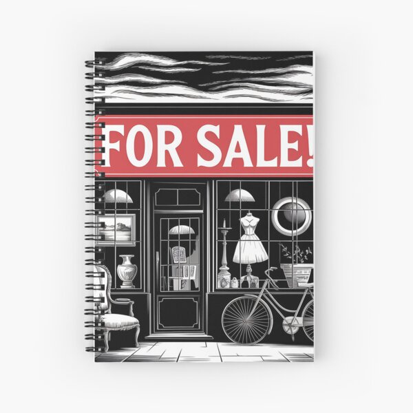 Item preview, Vintage Shopfront For Sale Advertisement designed and sold by Wildlife Cornucopia and friends.