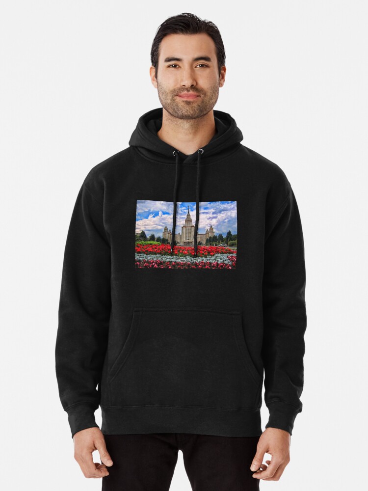 moscow state university russia pullover hoodie by vadim19 redbubble