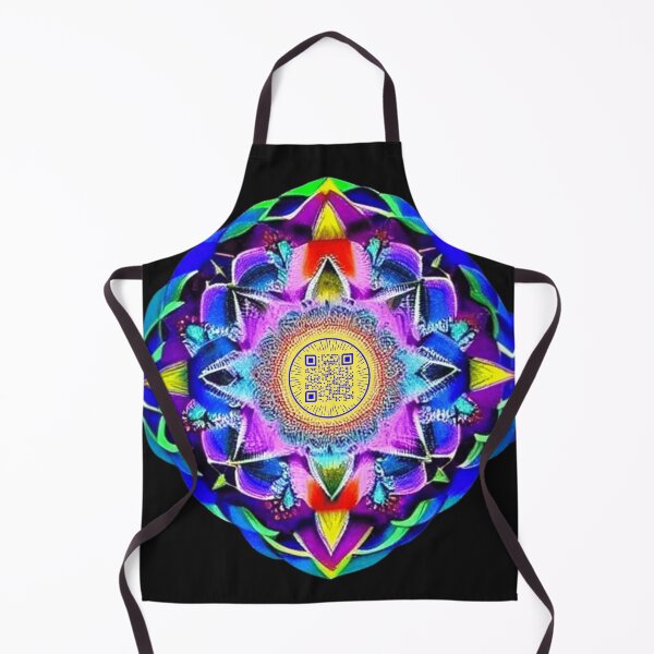 Item preview, Harmonious Utopia Colorful Retro Musical & Movement Mandala Interactive QR code scannable Image designed and sold by B-DIFF-e-RENT.