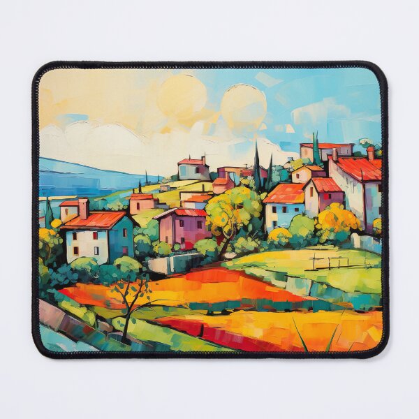 Item preview, Fauvism - Village Vista designed and sold by KootenayDesigns.