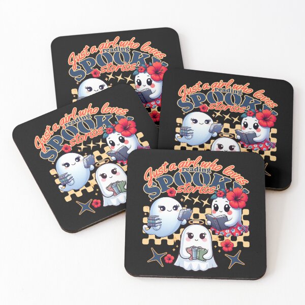 Item preview, I'M JUST A GIRL WHO LOVES READING SPOOKY STORIES designed and sold by justyna-s28.