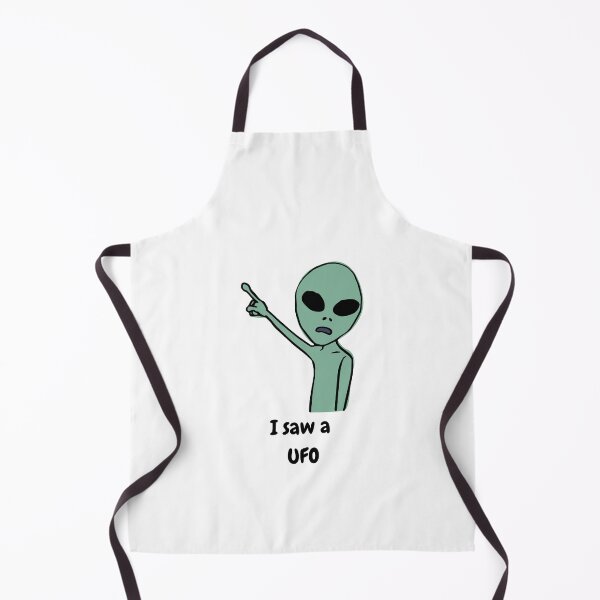 Item preview, "I saw a UFO" Funny Alien Graphic designed and sold by CoolCrap-.