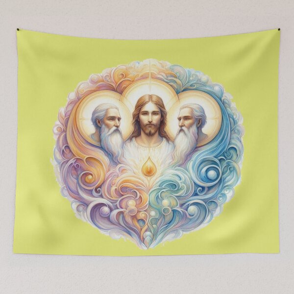 Item preview, Trinity Symbolism Sketch - The Father, The Son, and The Holy Spirit, designed and sold by PaintMeWorld.