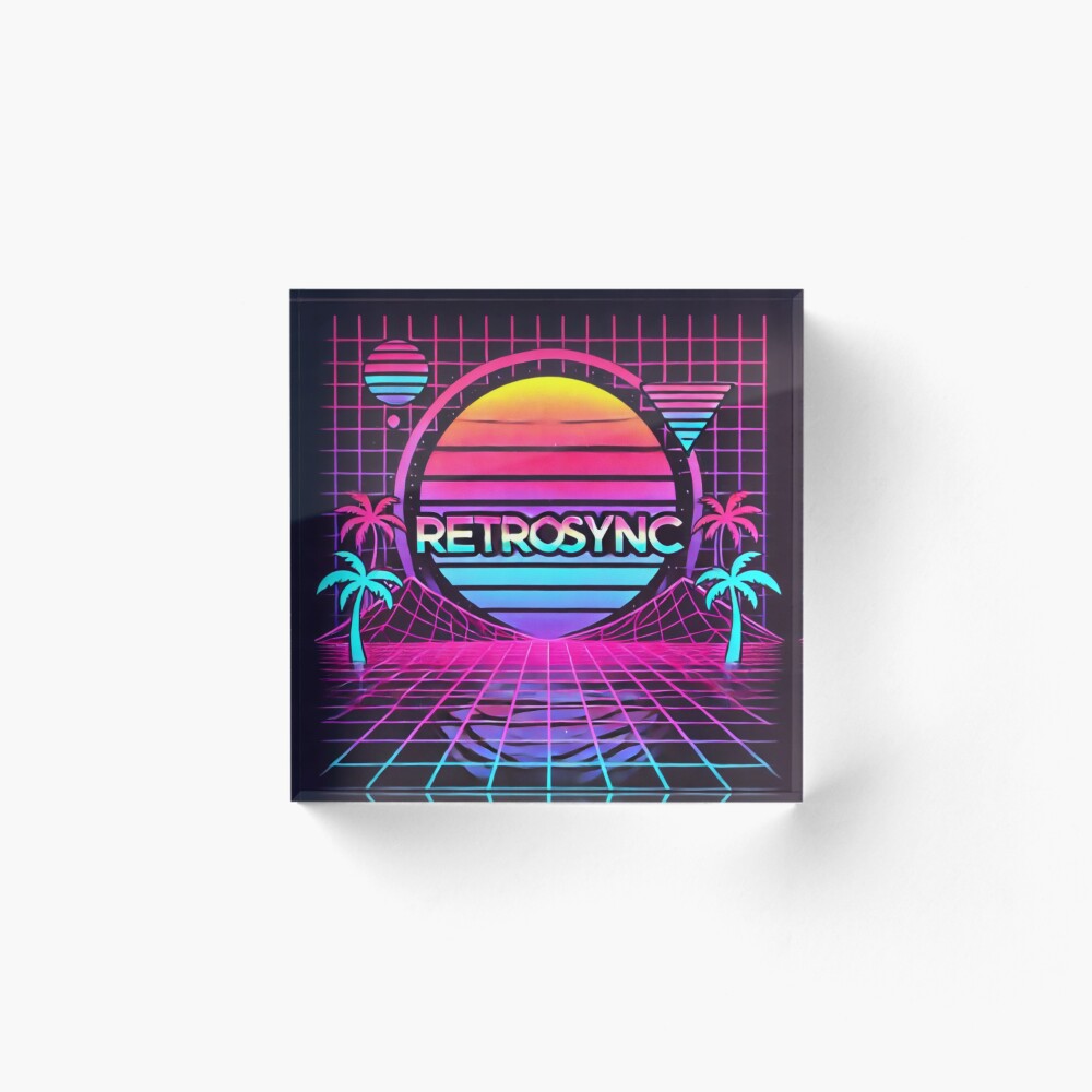 Item preview, Acrylic Block designed and sold by Vaporwavevibeai.
