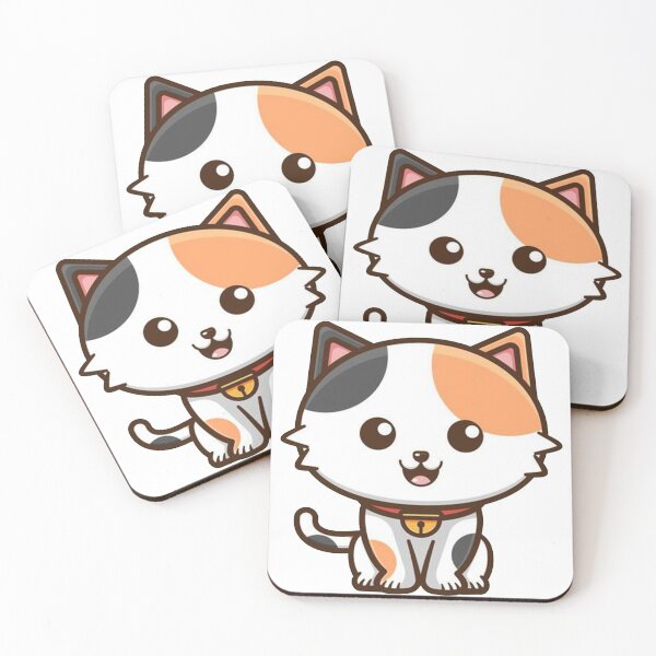 Item preview, Three Colour Cat with Bell designed and sold by ChibiMavis.