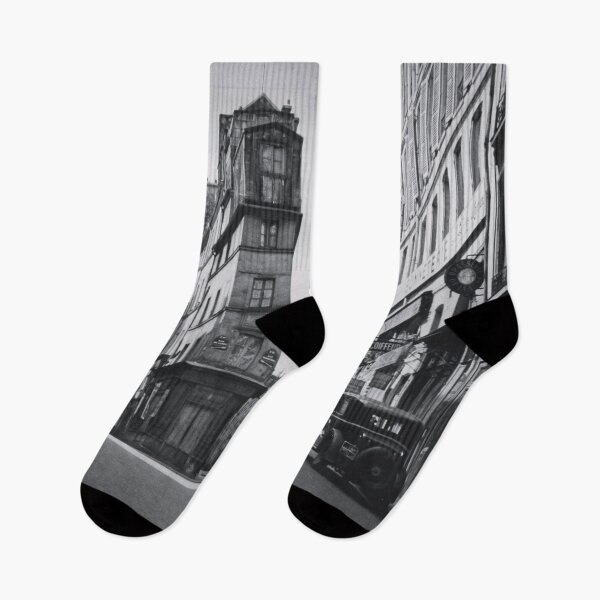 Item preview, Porte Saint Denis, Paris, 1926, street scene black and white photograph designed and sold by Jéanpaul  Ferro.