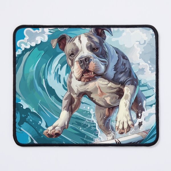 Item preview, Surfing American Bully designed and sold by VelvetRoom.