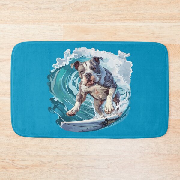 Item preview, Surfing American Bully designed and sold by VelvetRoom.
