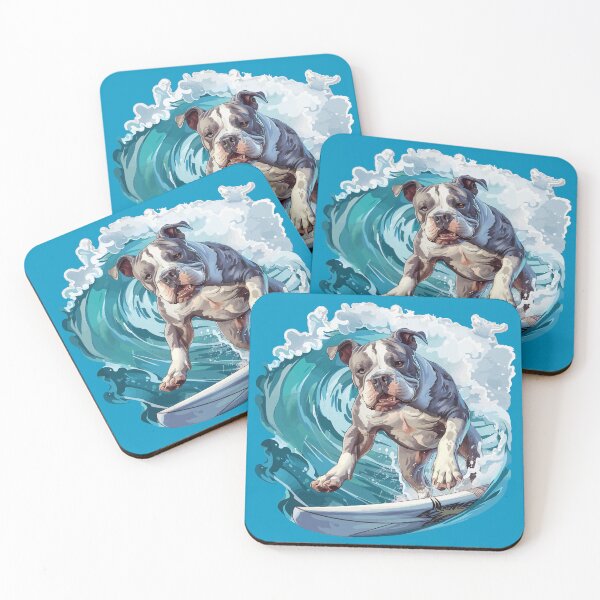 Item preview, Surfing American Bully designed and sold by VelvetRoom.
