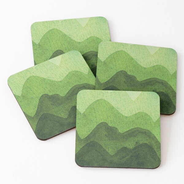 Item preview, Undersea Green Mountains designed and sold by kinoko.draws.