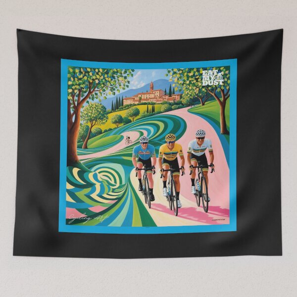 Item preview, Cycling Art - Cycling In Colour - Eat My Dust designed and sold by EatMyDust-Bike.
