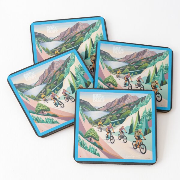 Item preview, Cycling Art - We Won't Forget This Ride In A Hurry - Eat My Dust designed and sold by EatMyDust-Bike.