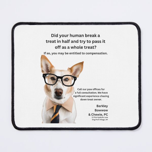 Item preview, Paw Offices DOG with glasses, DOG with a tie designed and sold by Ideas-BYDESiGN.