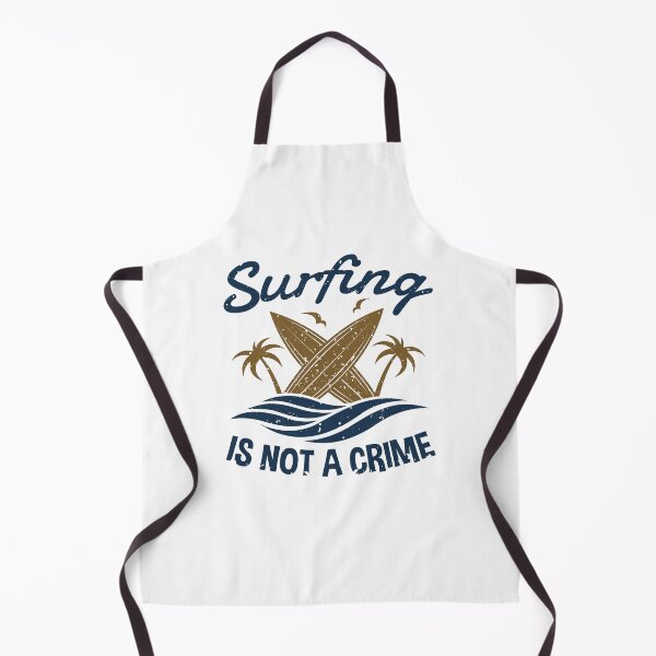 Item preview, Surfing Is Not a Crime Funny Surfer designed and sold by jaygo.
