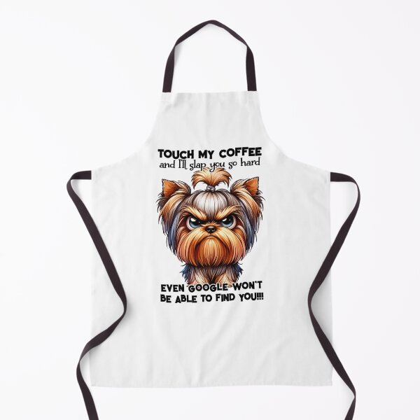 Item preview, Grumpy angry dog warns do not touch my coffee designed and sold by LoneAngel.