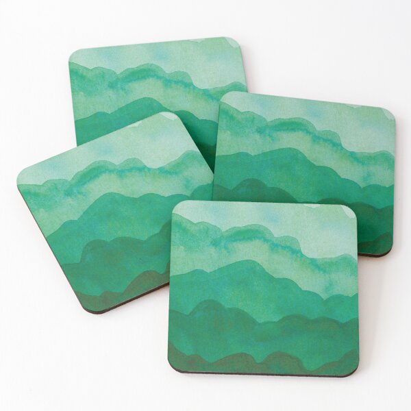 Item preview, Cascade Green Mountains designed and sold by kinoko.draws.
