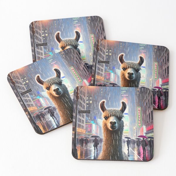 Item preview, llama in New York City designed and sold by Masatitostores.