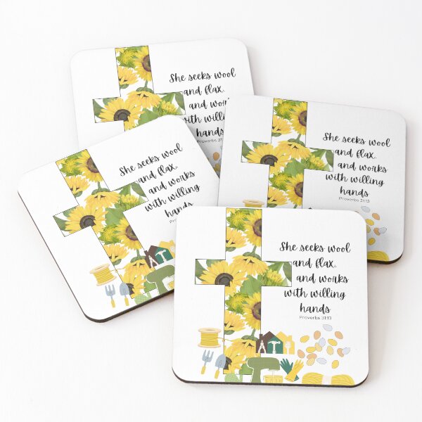 Item preview, Proverbs 31 Cross Work With Hands Sunflowers designed and sold by Ideas-BYDESiGN.