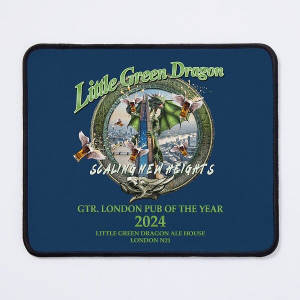 Item preview, Little Green Dragon London Pub of the Year 2024 designed and sold by Spyinthesky.