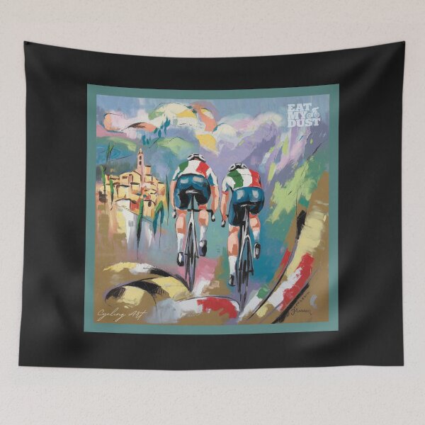 Item preview, Cycling Art - Pastel Peddaling- Eat My Dust designed and sold by EatMyDust-Bike.