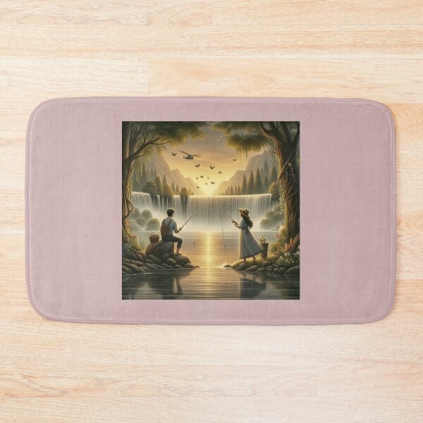 Item preview, Peaceful Sunset Fishing: A Romantic Couple's Escape designed and sold by choder61.