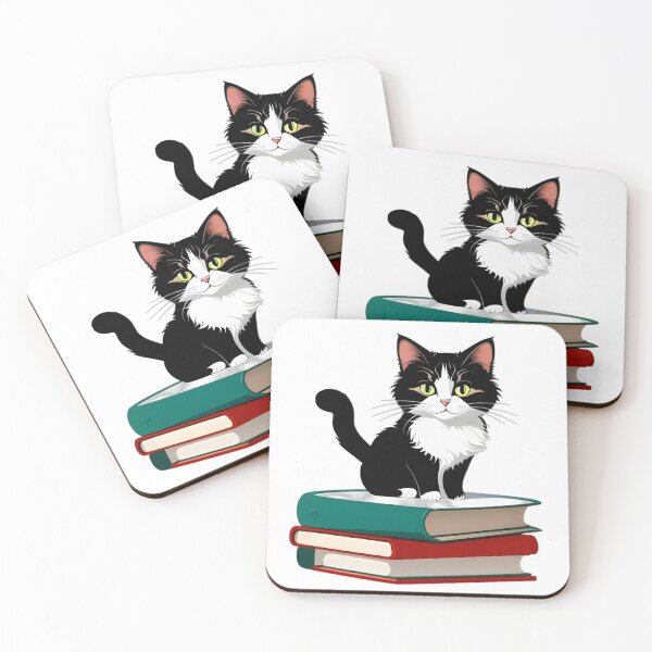 Item preview, Cat on books  designed and sold by Rocklights.