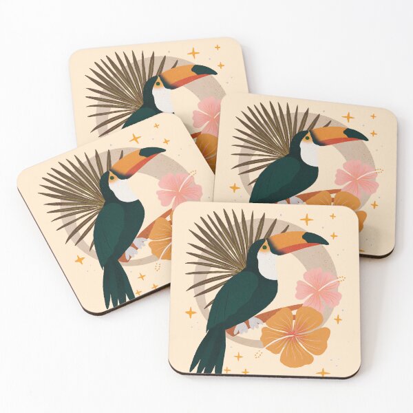 Item preview, Tropical Toucan - desert palette designed and sold by Home Cyn Home.