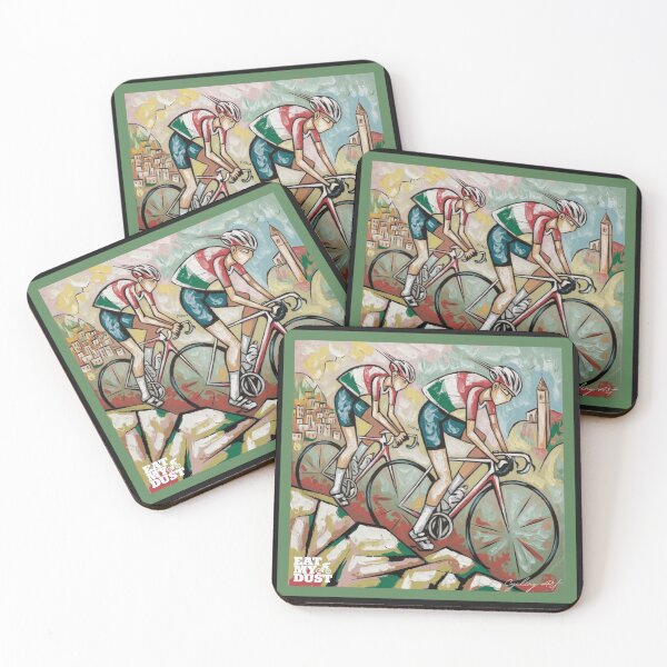 Item preview, Cycling Art - The Mountains Of Italy - Eat My Dust designed and sold by EatMyDust-Bike.