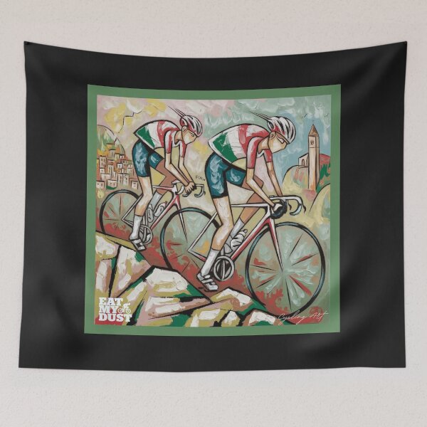 Item preview, Cycling Art - The Mountains Of Italy - Eat My Dust designed and sold by EatMyDust-Bike.