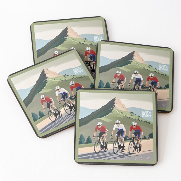 Item preview, Cycling Art - A Minimalist Mountain - Eat My Dust designed and sold by EatMyDust-Bike.