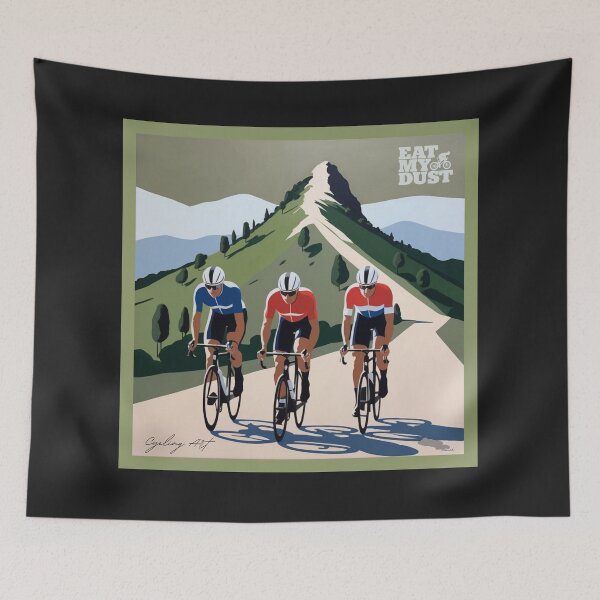 Item preview, Cycling Art - That Was Awesome - Eat My Dust designed and sold by EatMyDust-Bike.
