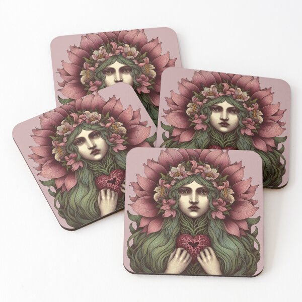 Item preview, Illustration of a flower woman designed and sold by Melloncollie95.