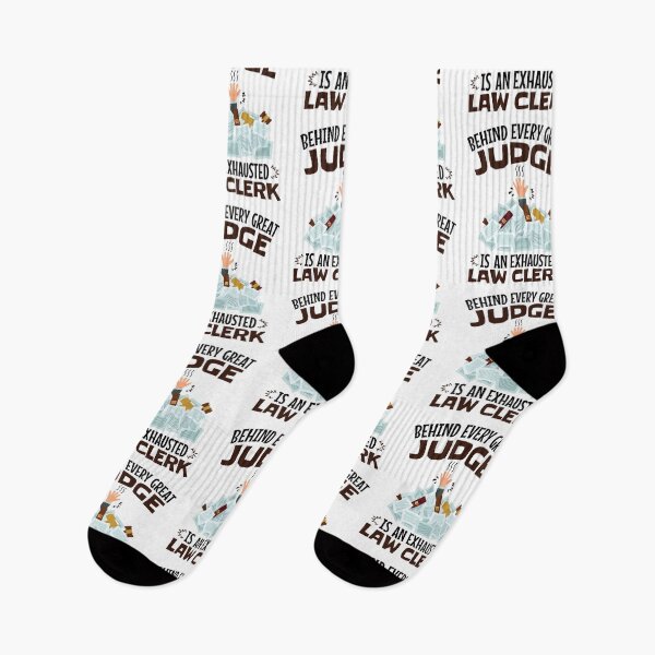 Item preview, Behind Every Great Judge Is an Exhausted Law Clerk designed and sold by jaygo.