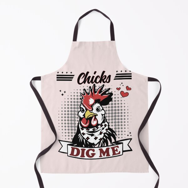 Item preview, Chicks Dig Me | Cool and Funny Rooster designed and sold by PearlMoonGrapes.