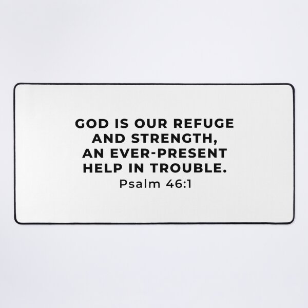 Item preview, Psalm 46:1 Bible Verse designed and sold by SoulQuot.