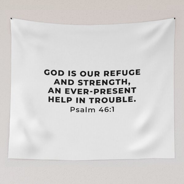 Item preview, Psalm 46:1 Bible Verse designed and sold by SoulQuot.
