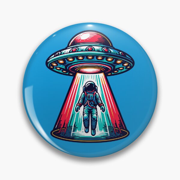 Item preview, UFO Astronaut Abduction designed and sold by roswellboutique.