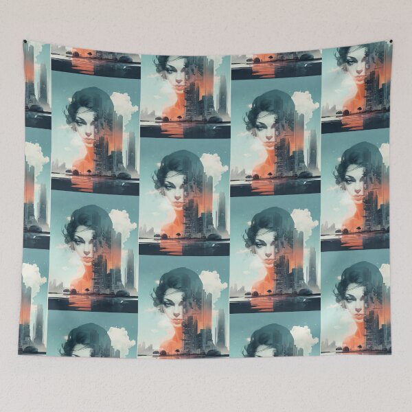 Item preview,  Urban Phantasmagoria: The Fusion of Man and Metropolis designed and sold by KilianSzmid.