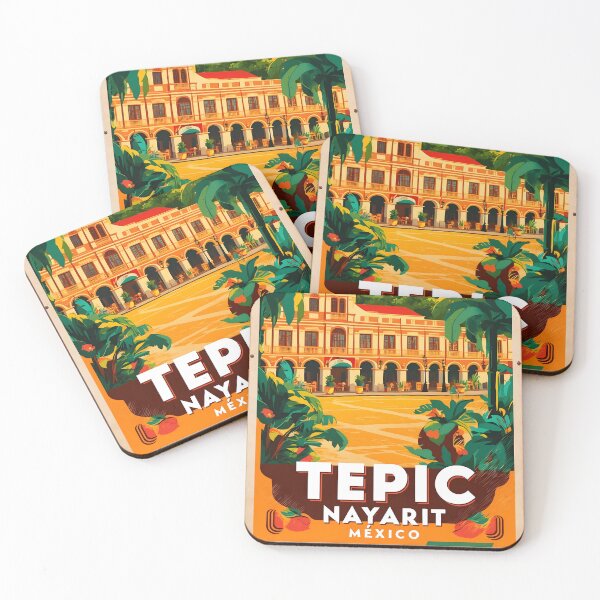Item preview, Tepic Nayarit Mexico Vintage Travel Tourism  designed and sold by TravelersGems.