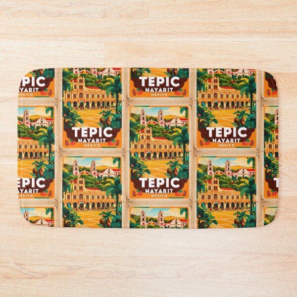 Item preview, Tepic Nayarit Mexico Vintage Travel Tourism  designed and sold by TravelersGems.